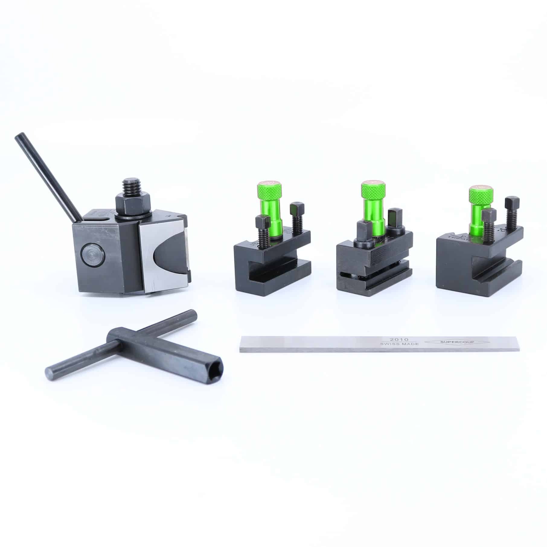 Set Watchmaker START Tripan® Serie 0 mit grünen Einstellmuttern