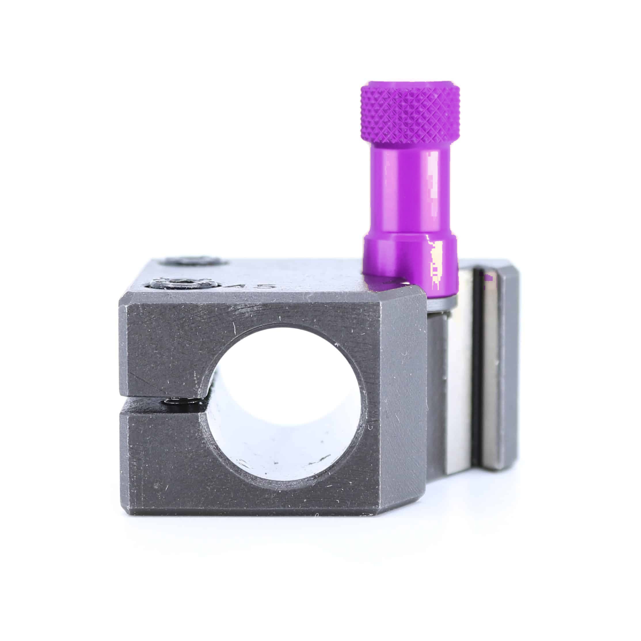 Ensemble porte-barre Tripan® 45 avec écrou de réglage violet