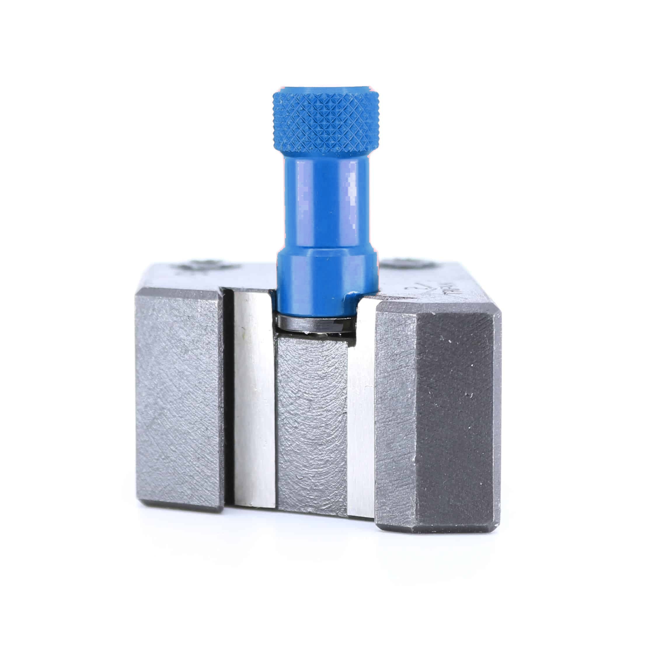 Ensemble porte-barre Tripan® 45 avec écrou de réglage bleu