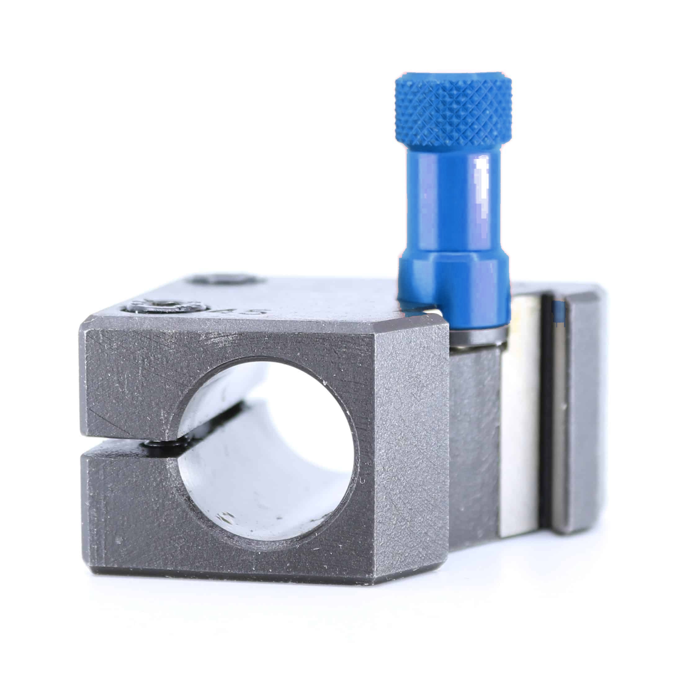Ensemble porte-barre Tripan® 45 avec écrou de réglage bleu