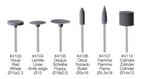 Gommes abrasives BRIO-M grises moyennes (Paquet de 10 pièces)