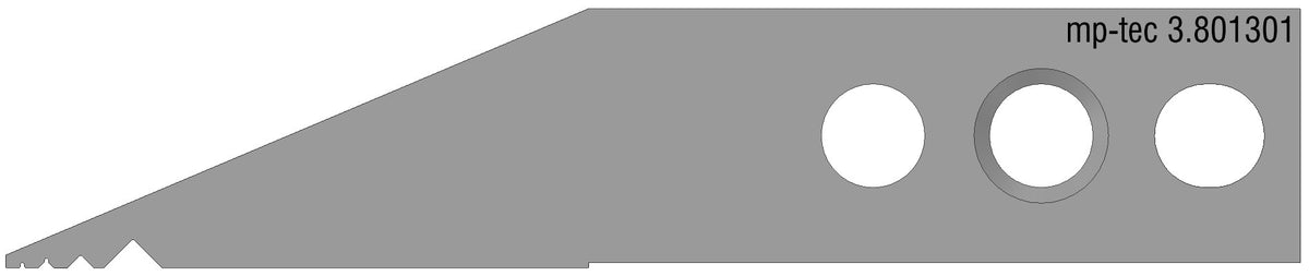 90° prismatic jaw, 3 mm