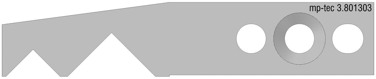 Mâchoire prismatique 90° 10 mm