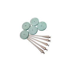 JURA Preluster Polishing Wheel  soft rubber wheel for fine matt finish - 10 pcs