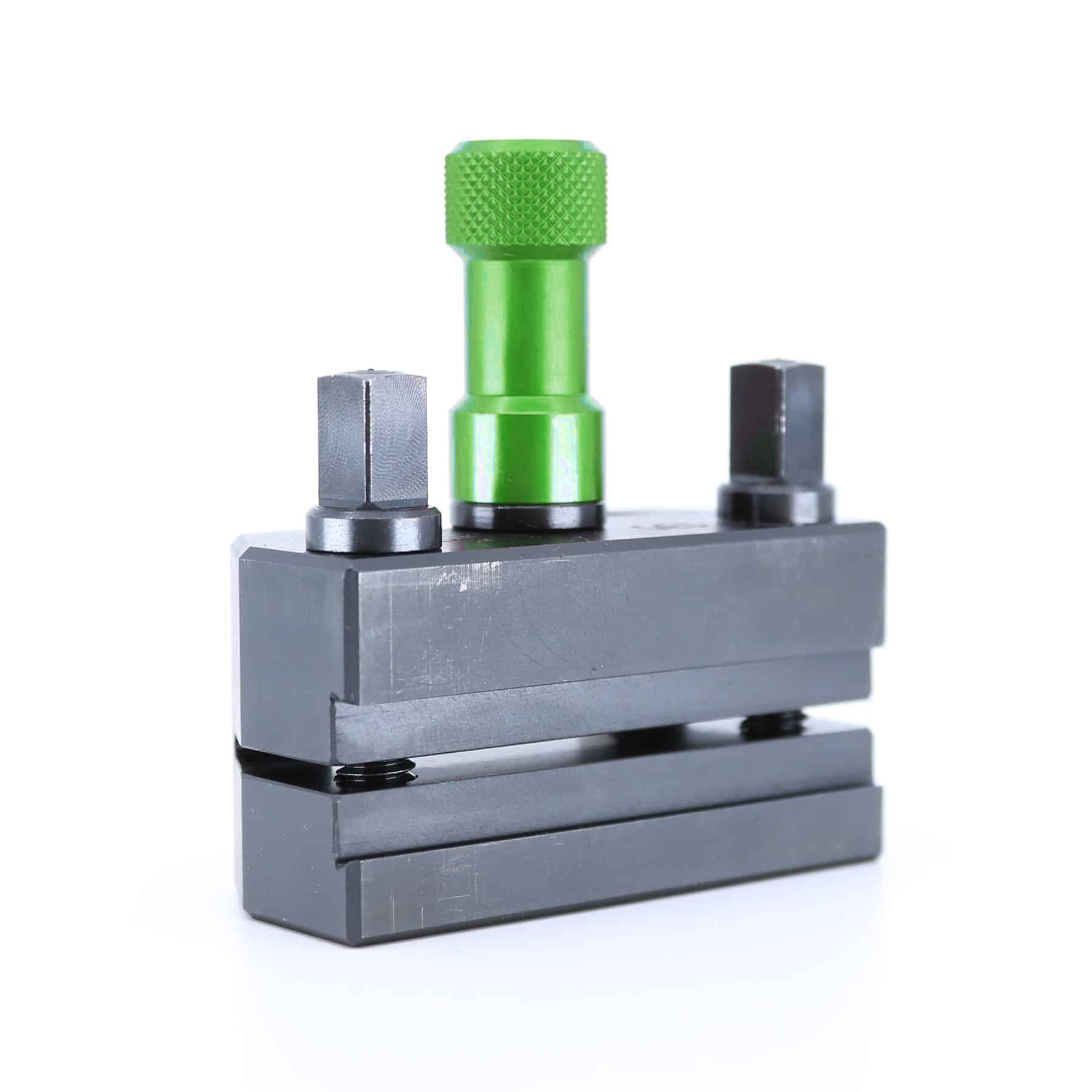 Ensemble porte-lame Tripan® 135 avec écrou de réglage vert