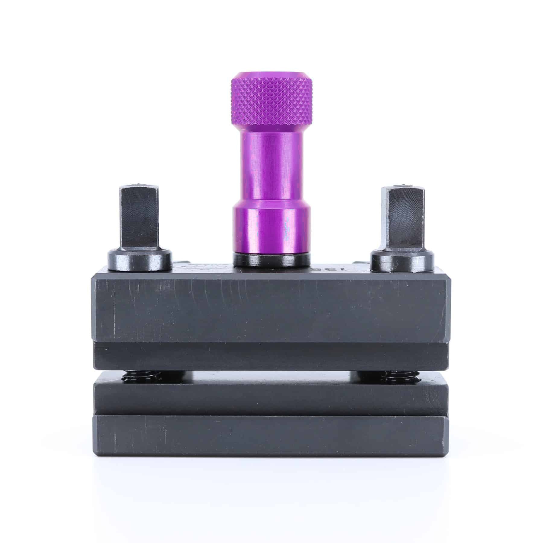 Ensemble porte-lame Tripan® 135 avec écrou de réglage violet