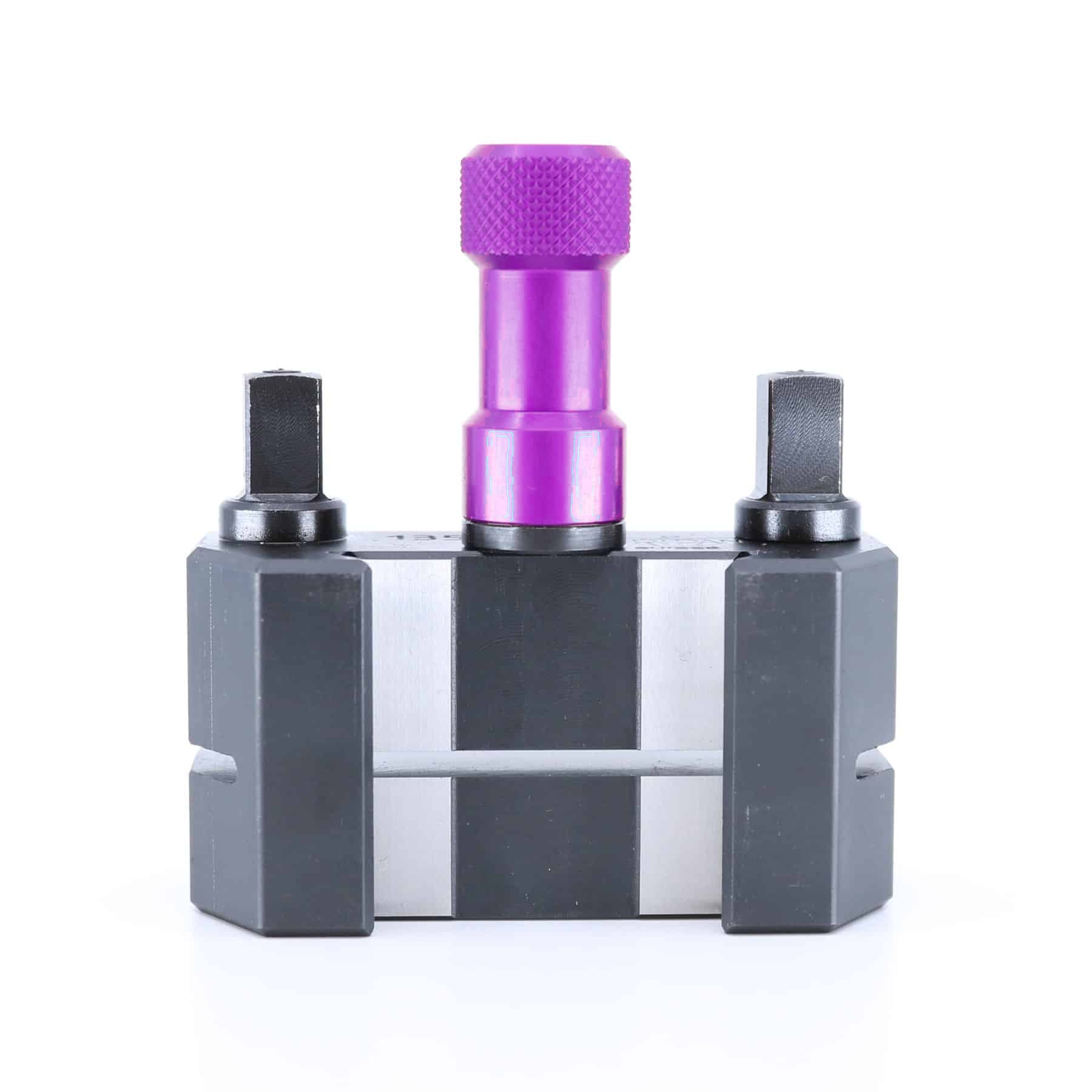 Ensemble porte-lame Tripan® 135 avec écrou de réglage violet