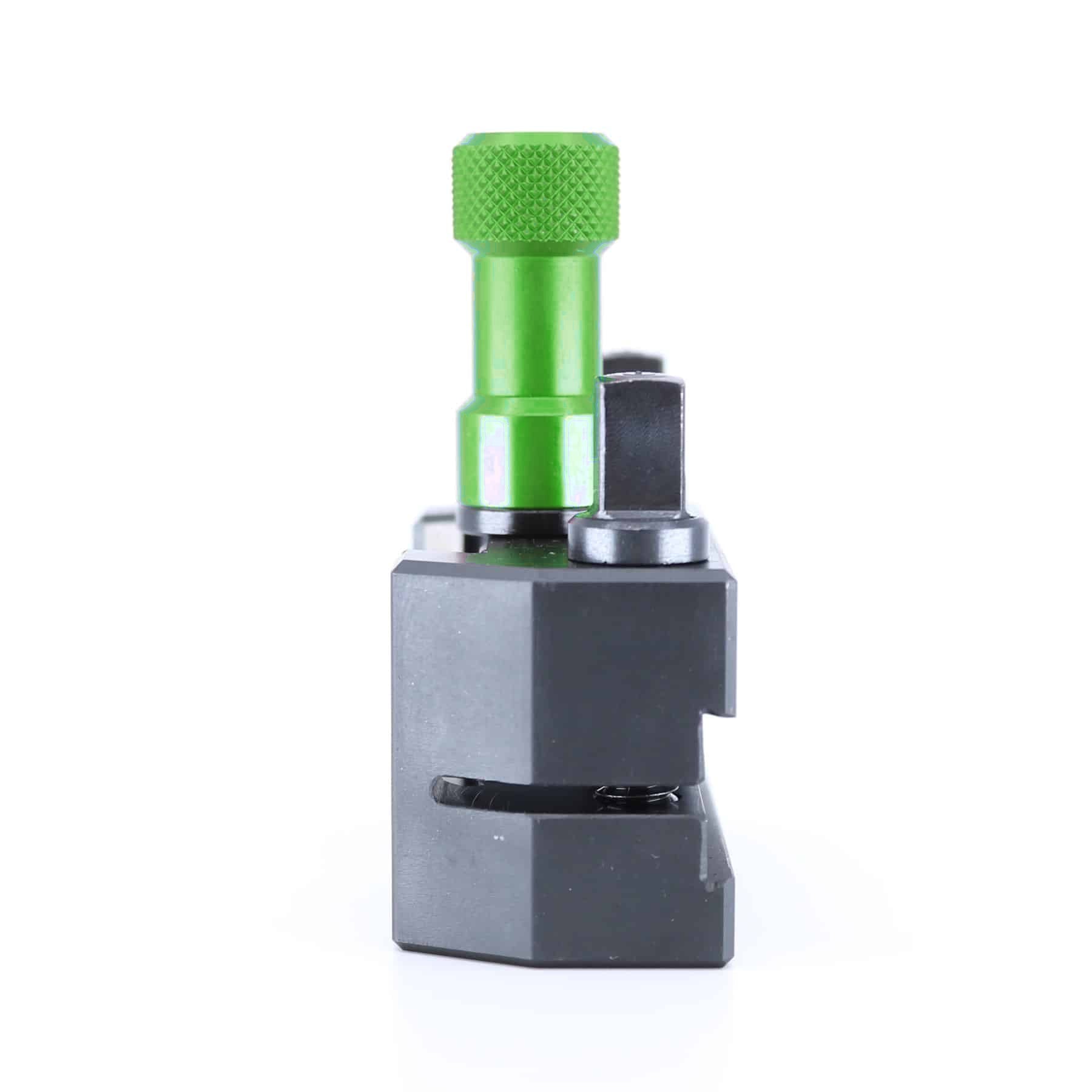 Ensemble porte-lame Tripan® 135 avec écrou de réglage vert