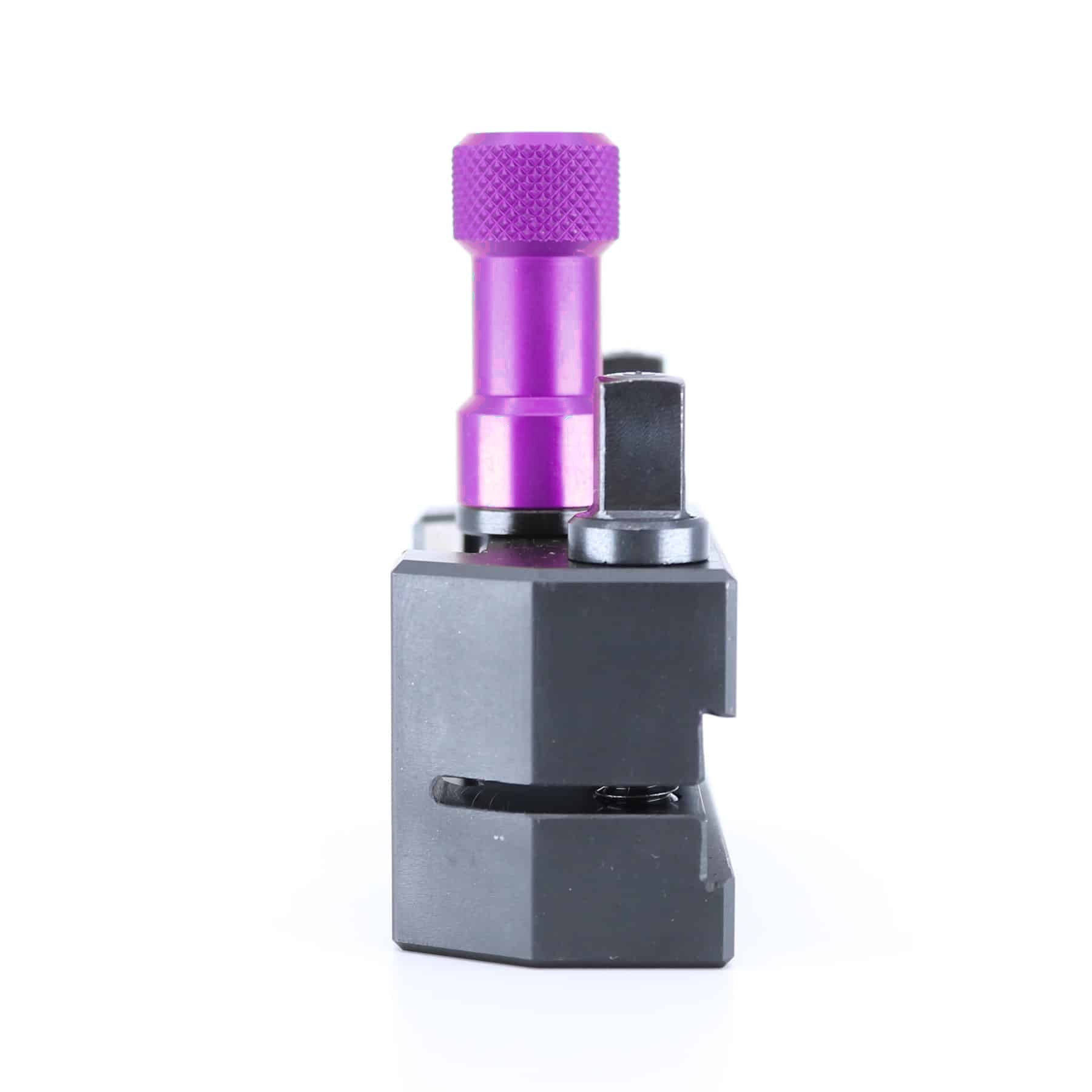 Ensemble porte-lame Tripan® 135 avec écrou de réglage violet