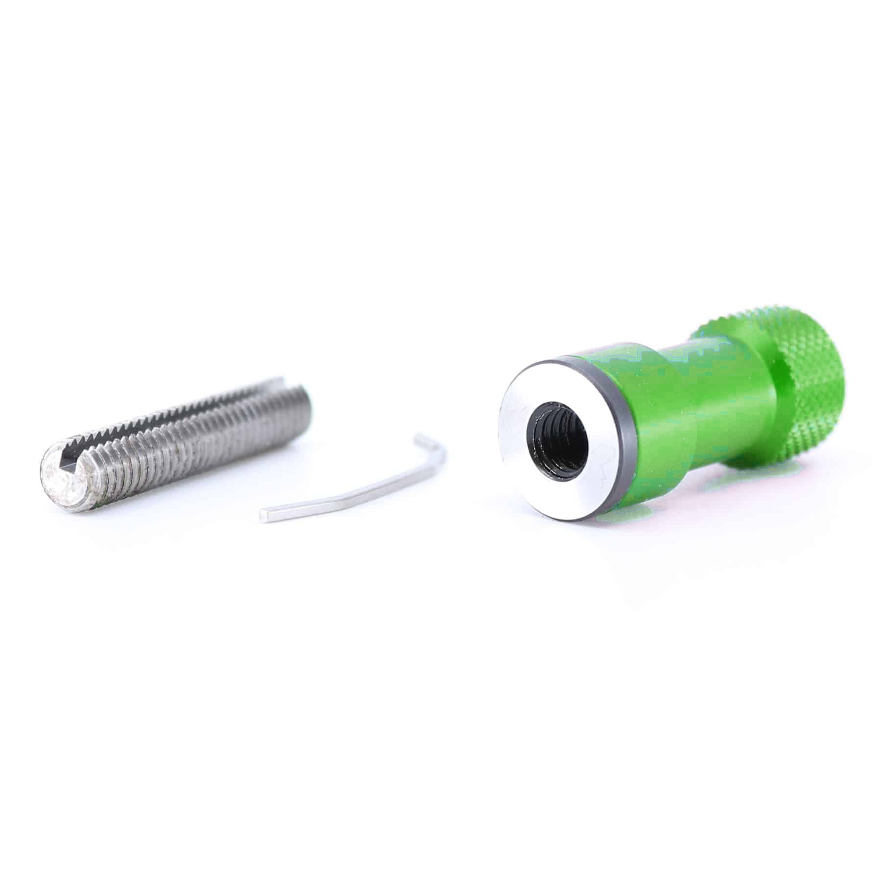 Conjunto tornillo de ajuste Tripan® 131 con tuerca verde