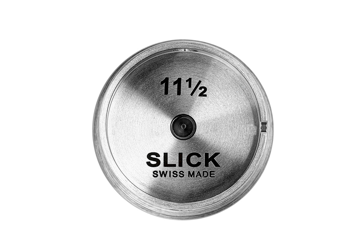 Werkhalter, rund, mit verstellbarer Stützschraube SLICK