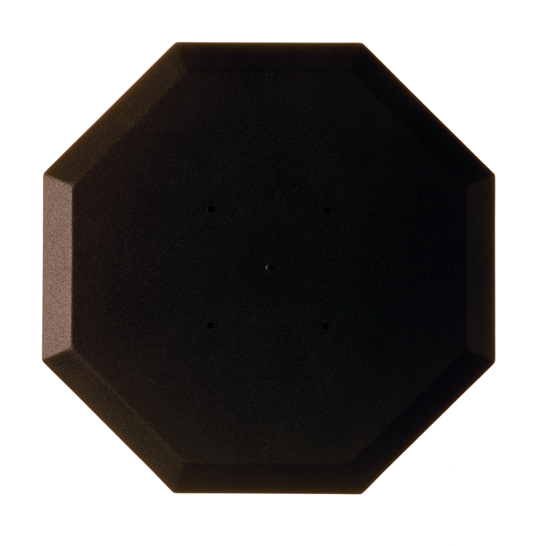 Socle de bureau hexagonal Sunnex Ø200 mm noir, référence 14015
