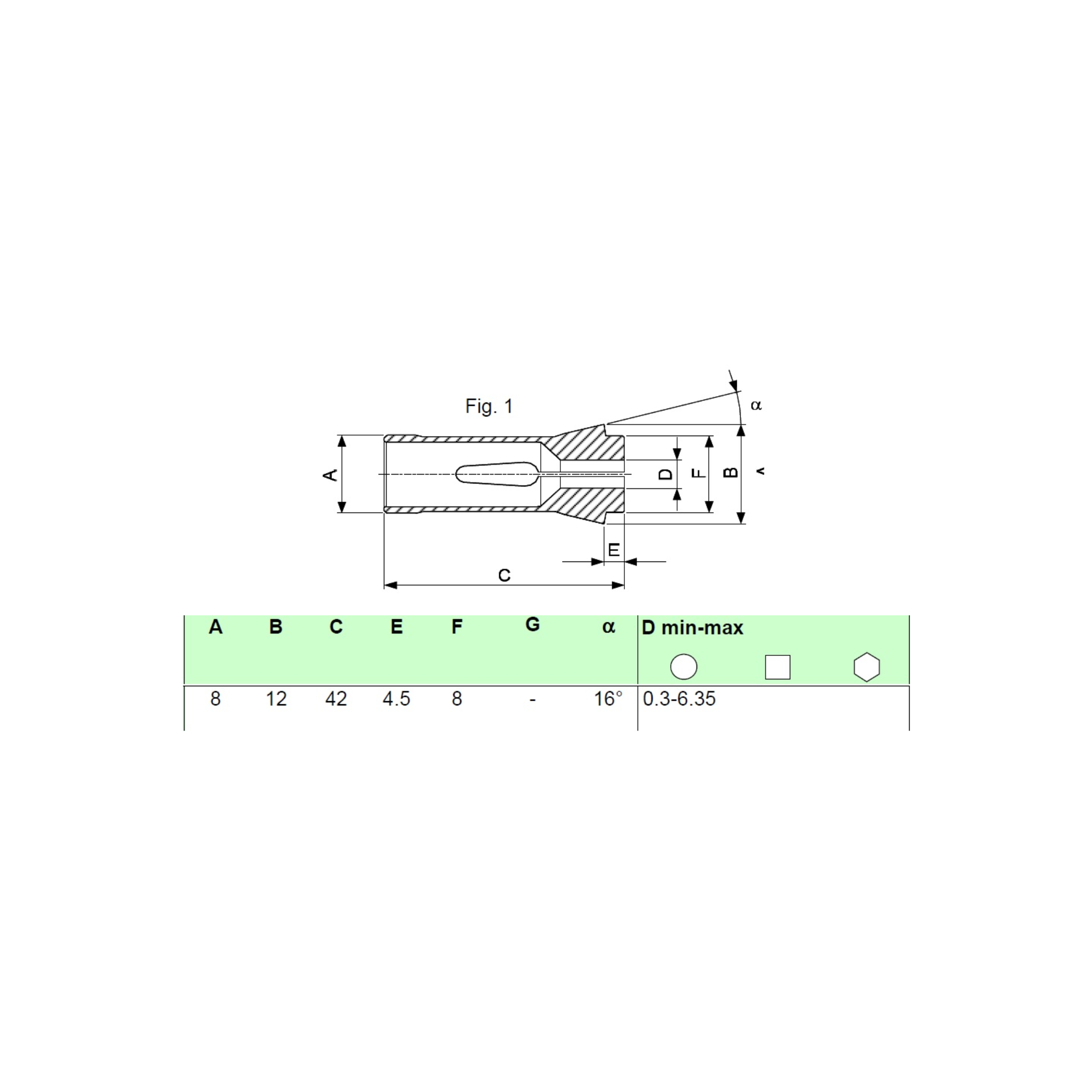 SCHAUBLIN F8 / 76-00577 Druckspannzange