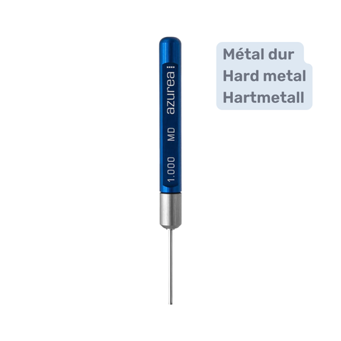 Piges en métal dur L 32 mm Azurea progression 0,001