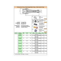 Porte pinces D16 HSK-A63 long "SCHAUBLIN"