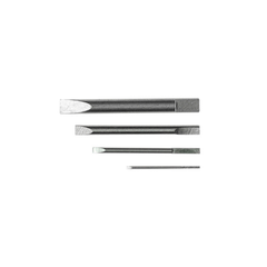 Pack de 10 mèches pour tournevis d'horloger en acier inox trempé SLICK