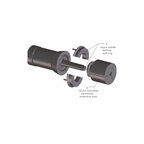 Spanndorne für auswechselbare Spreizhülsen "SCHAUBLIN" F20 / 84-33004
