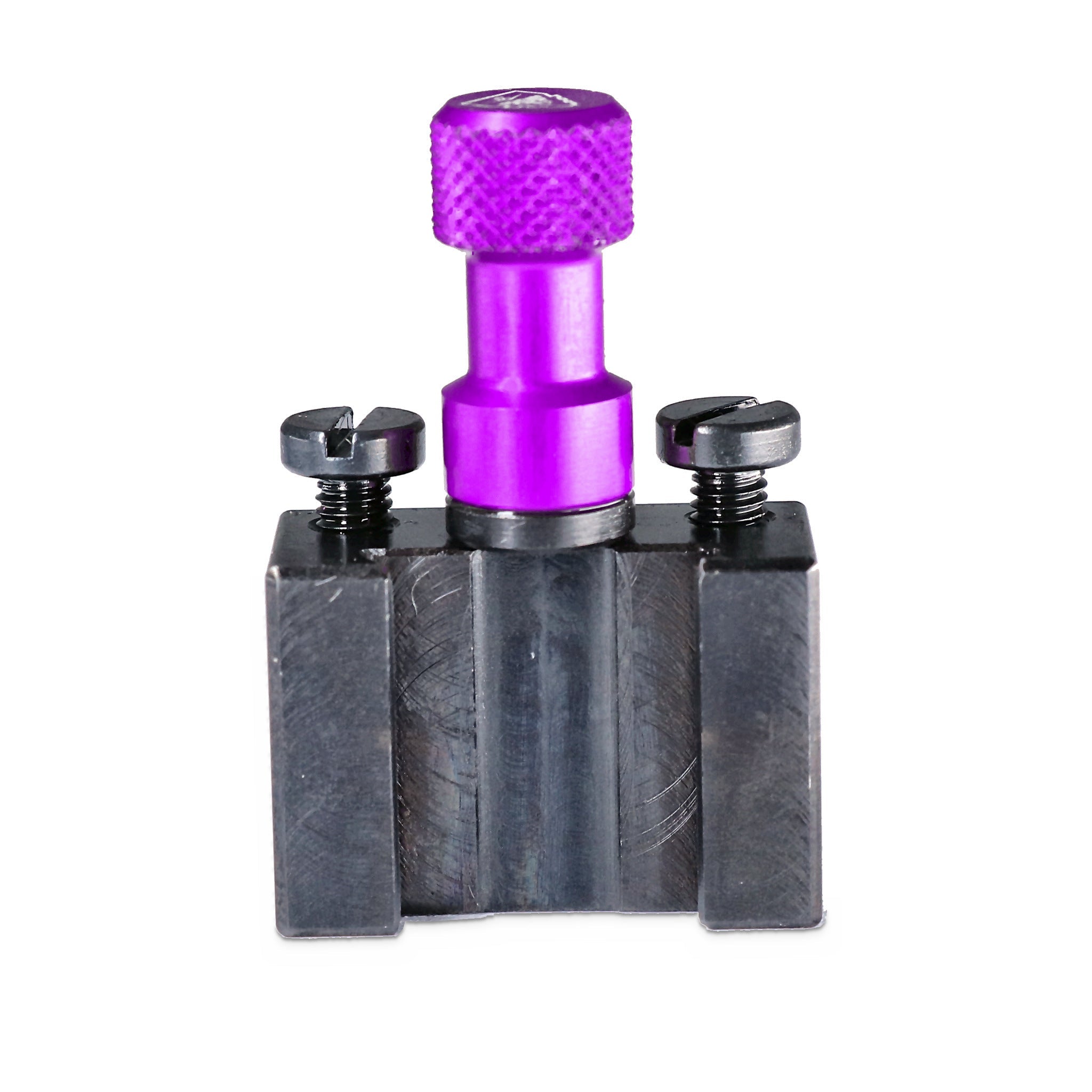 Porte-outil Tripan® 031-40 avec écrou de réglage violet, côté rainure de logement
