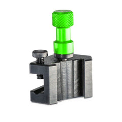 Porte-outil Tripan® 032-40 avec écrou de réglage vert vu de trois quarts