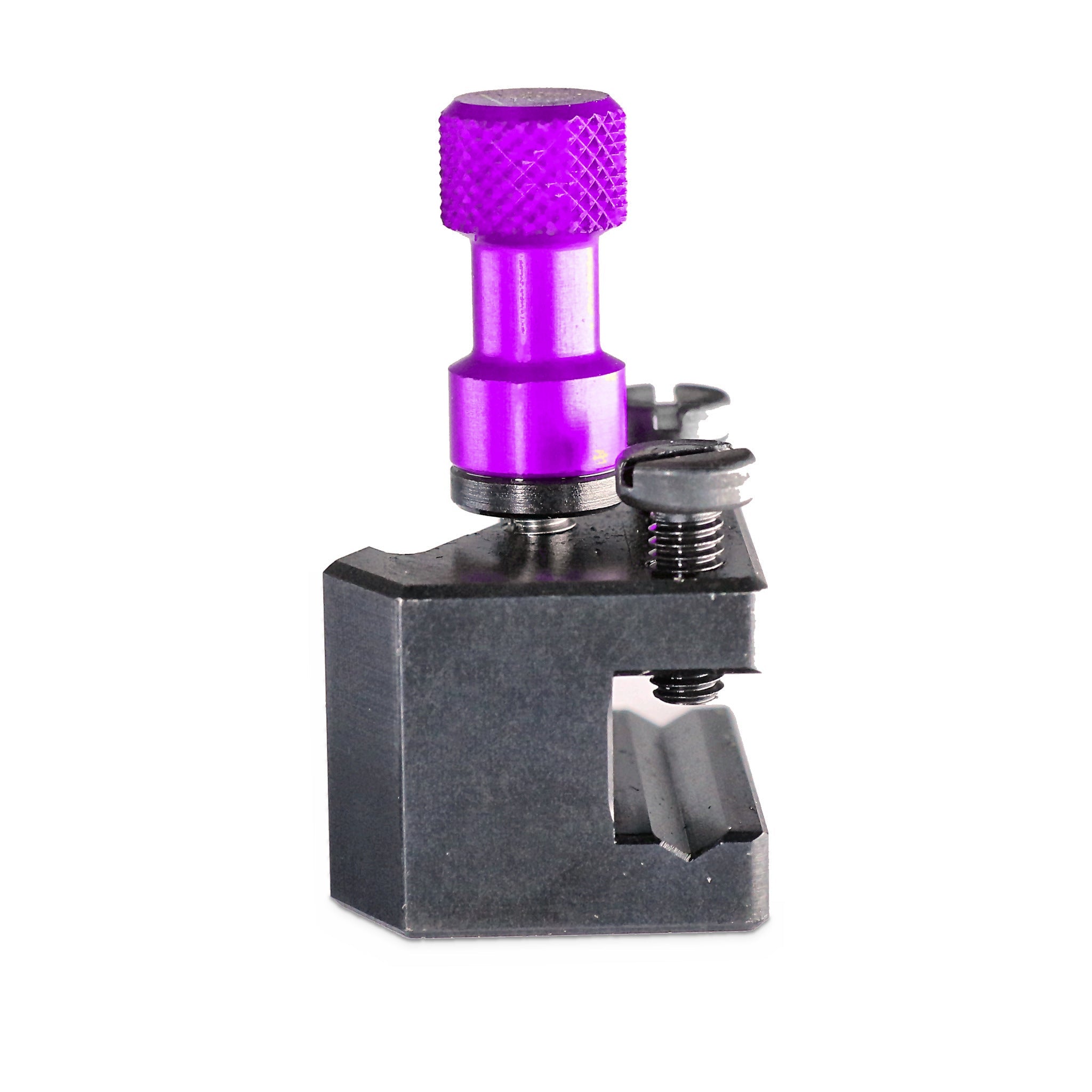 Porte-outil Tripan® 032-40 avec écrou de réglage violet vu de profil