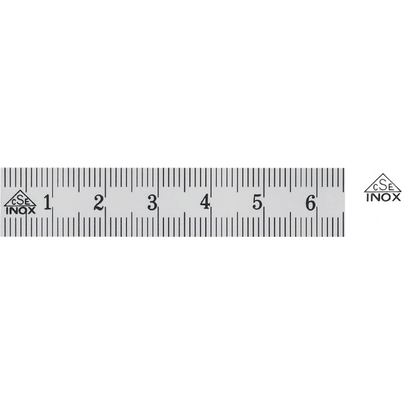 CSE INOX - RÈGLE EN ACIER INOX 1/1 MM - 1/1 MM - 158560