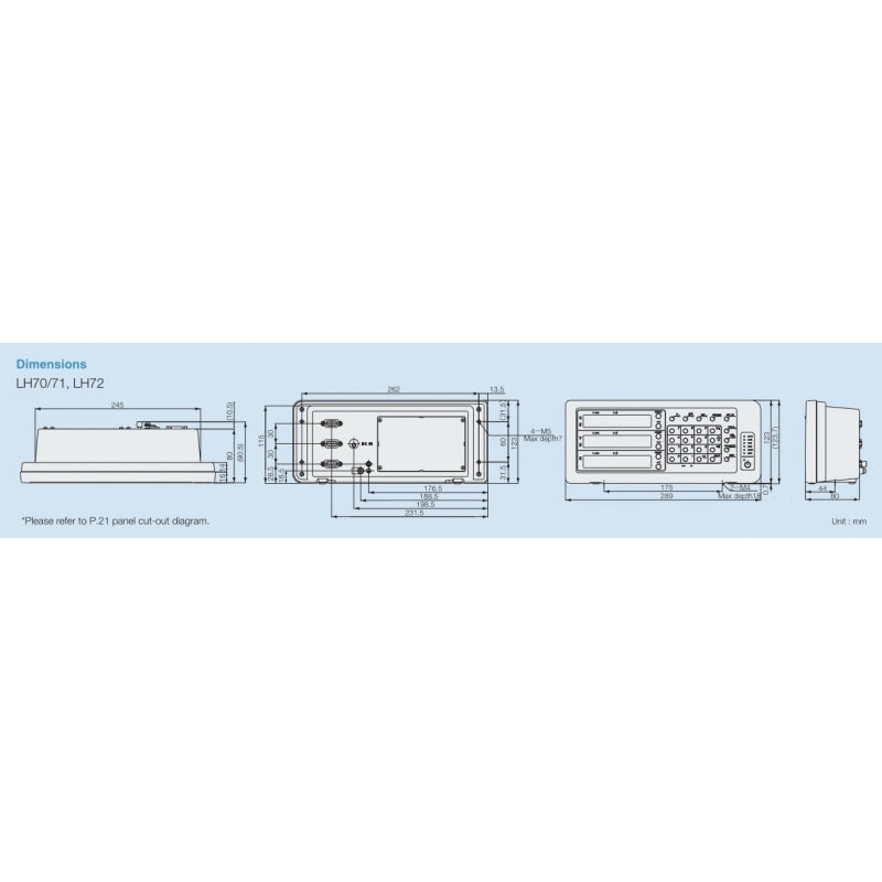 Magnescale - Affichage digital LH70 1–3 axes – 97900447