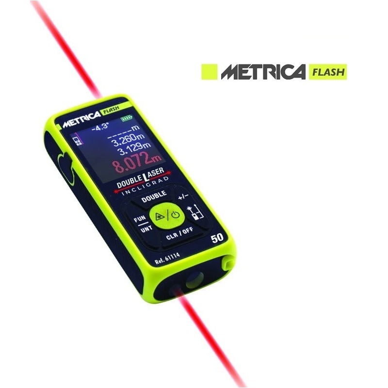METRICA FLASH 50 - DOPPELLASER - ENTFERNUNGSMESSER - 61114
