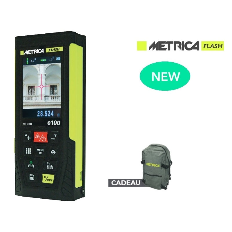 METRICA FLASH C100 - LASER RANGEFINDER PHOTO CAMERA WITH VIEWFINDER - 61186