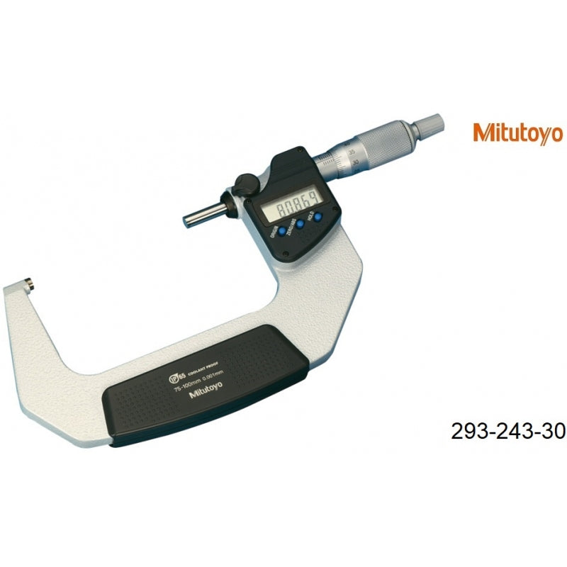 MITUTOYO – IP65 – WITH OR WITHOUT DATA OUTPUT – DIGITAL MICROMETER – 293-230-30