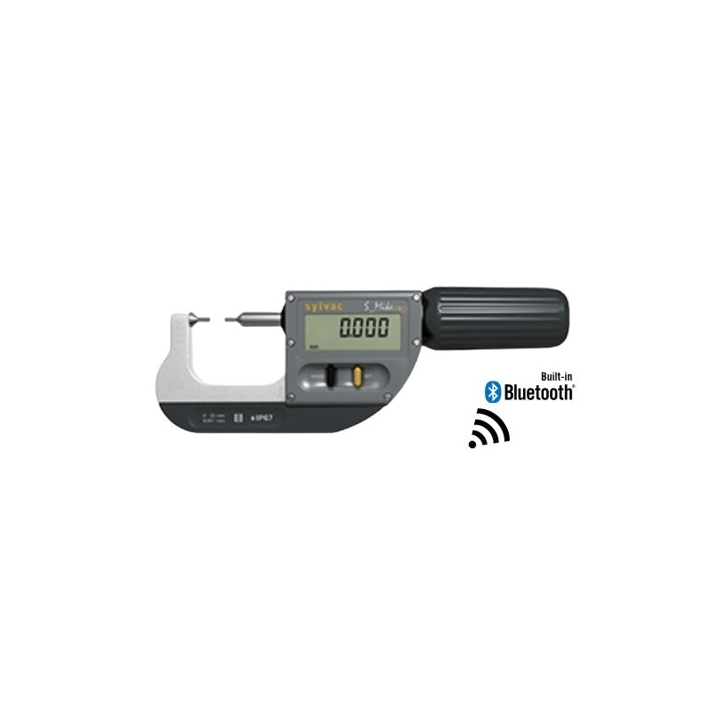 SYLVAC – BLUETOOTH® – Ø2 MM – DIGIMATIC MICROMETER S_MIKE PRO IP67 – 803.0307