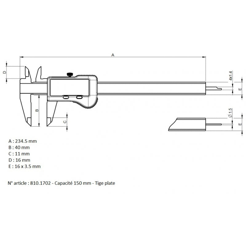 SYLVAC- CALIPER - S_CAL EVO PROXIMITY - 810.1707