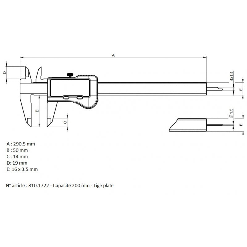 SYLVAC- CALIPER - S_CAL EVO PROXIMITY - 810.1707