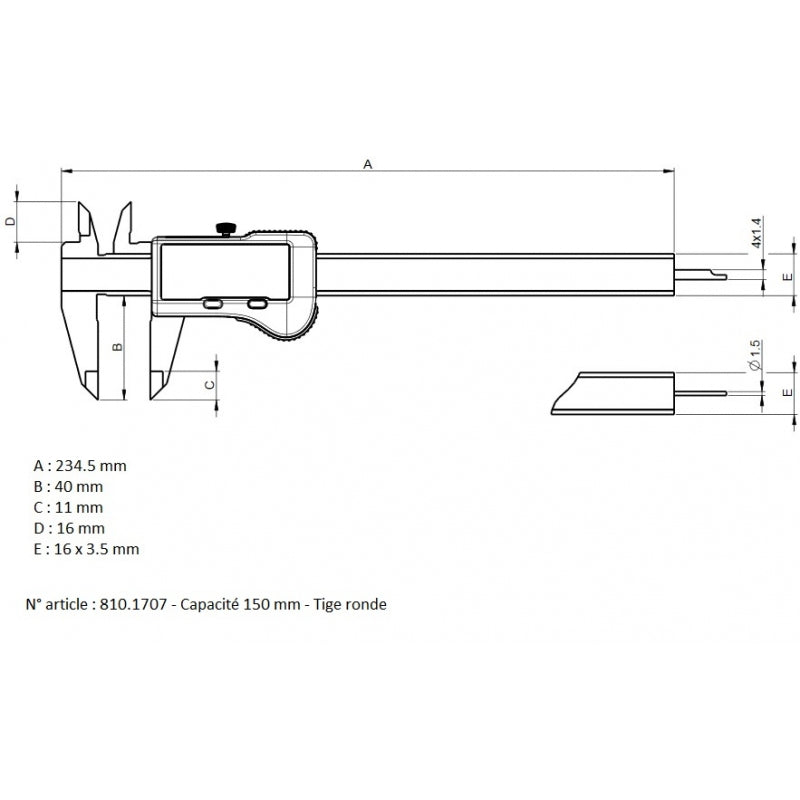SYLVAC- CALIPER - S_CAL EVO PROXIMITY - 810.1707